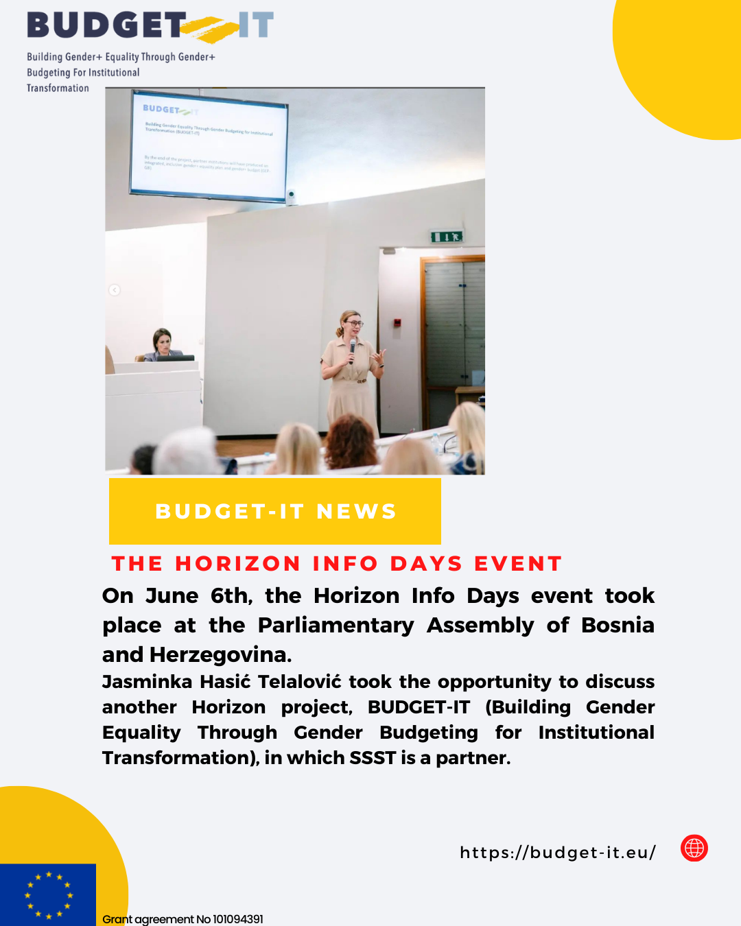 the HorIzon Info Days event